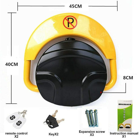 O-Type Parking Space Lock Intelligent Remote Control Lock, Anti-Collision, Automatic Induction