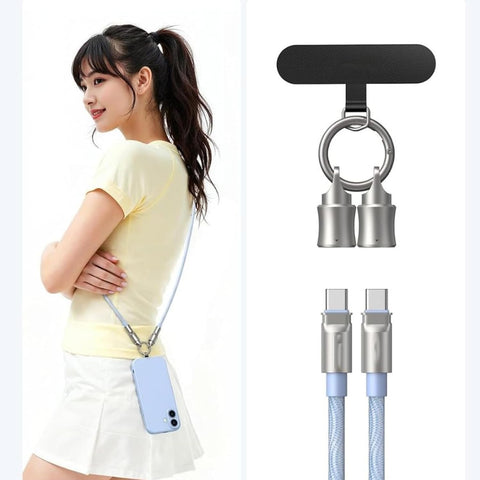 120CM USB Type C Magnetic Charging Cable, 60W Fast Charging USB-C Cable with Magnetic Detachable Connector