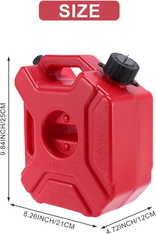 Portable Gasoline Fuel Can 3/5 Ltr, Gas Container with Secure Cap, Petrol Storage Cans