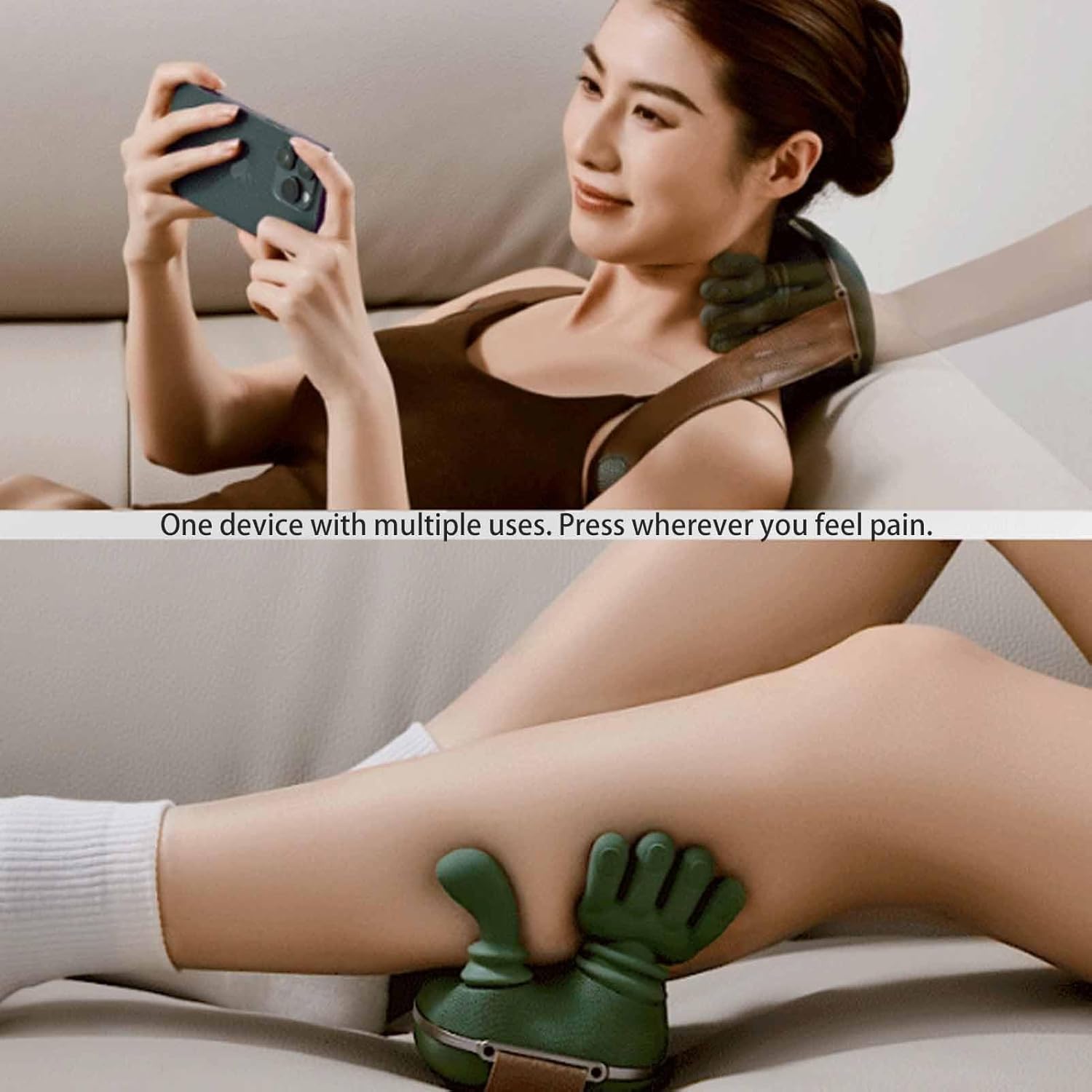 Airlandolists Neck And Shoulder Massager With Heat, Siaasoos Massage Master For Shoulders