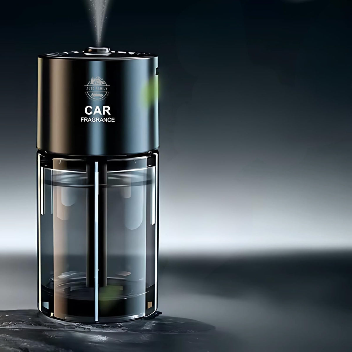 Luxury Car Air Freshener Diffuser | Long-Lasting Auto Fragrance Spray for a Fresh, Elegant Drive (AF1- Black, Osmanthus)