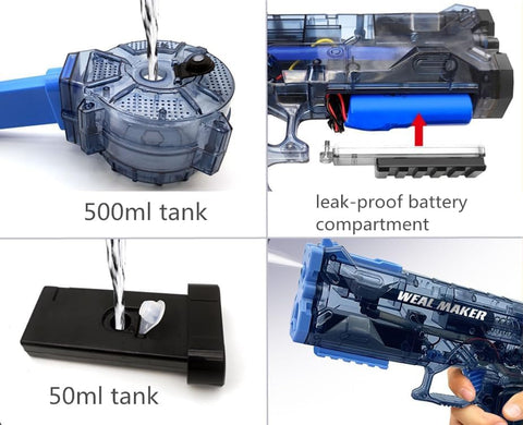 Electric Water Gun, Rechargeable Water Guns for Adults & Kids
