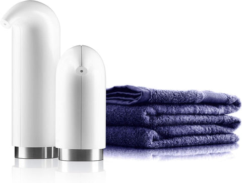 Eva Solo Soap Dispenser – White Nylon & Stainless Steel Pump, 250ml Refillable Liquid Soap Dispenser