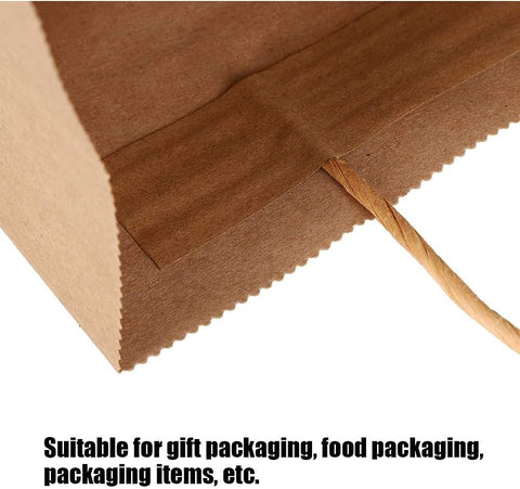 Willow 250 Pieces Kraft Paper Bags with Twisted Handle  33x34x18cm (250Pc / Box)