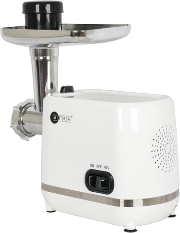 AFRA Meat Grinder, 1200w, 3 Cutting Discs, Aluminum Construction