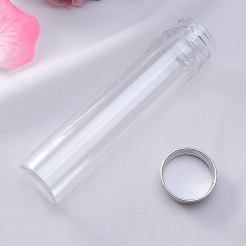 12 Pcs Transparent Plastic Bottle with Spiral Cap Suitable for Candy Storage, Cosmetic Travel Emulsion Container (160ml) - Willow