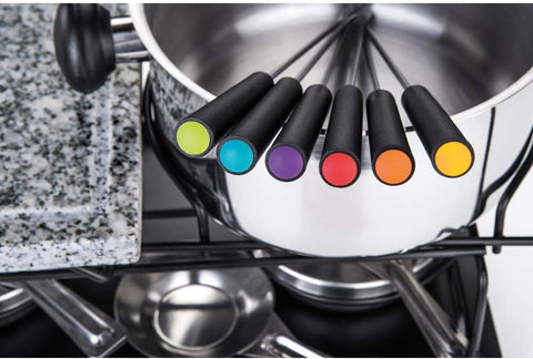 Lamart Liha Stainless Steel Fondue Set - 13 Pieces, Silver