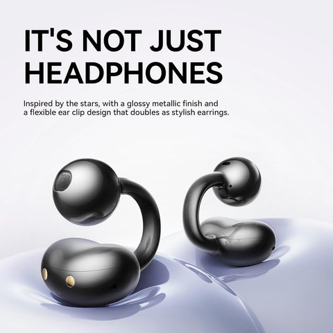 Sanag S6S- Ear Free Clip-On Headphones True Wireless Bluetooth Earphones with Microphone