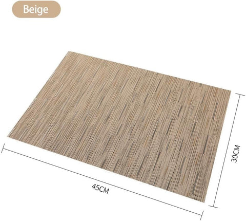 PVC Non-Slip Heat Resistant, Table Set for Kitchen, Dining Table, Hotel (10Pc Set)