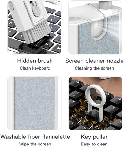 8 in 1 Electronic Cleaner kit - Keyboard Cleaner, Keyboard Cleaning Kit, Laptop Cleaner with Brush