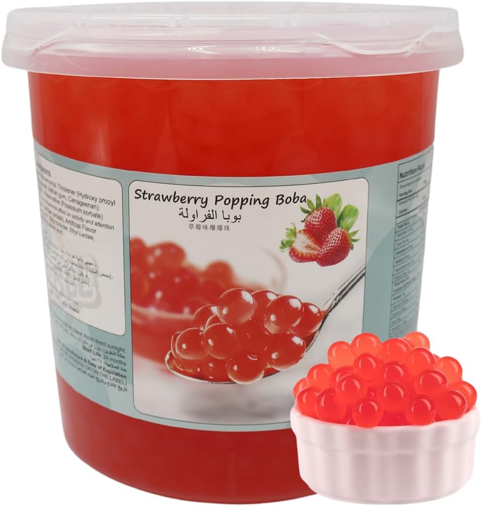 Strawberry Popping Boba 3kg