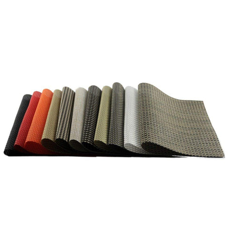 Fashion Modern Dining Table Placemat Kitchen Tool Tableware Pad (10Pc Set)