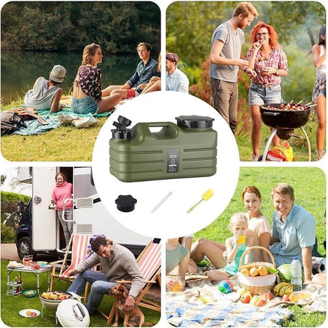 Portable Outdoor Camping Water Storage Container – BPA-Free, Durable Camping Water Jug with Spout & Accessories (5Ltr)