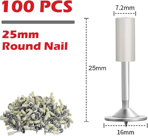 Manual Mini Steel Nail Fastening Tool, Home Wall Fastening Tool, Not Require a Power Source, Concrete Nail Gun