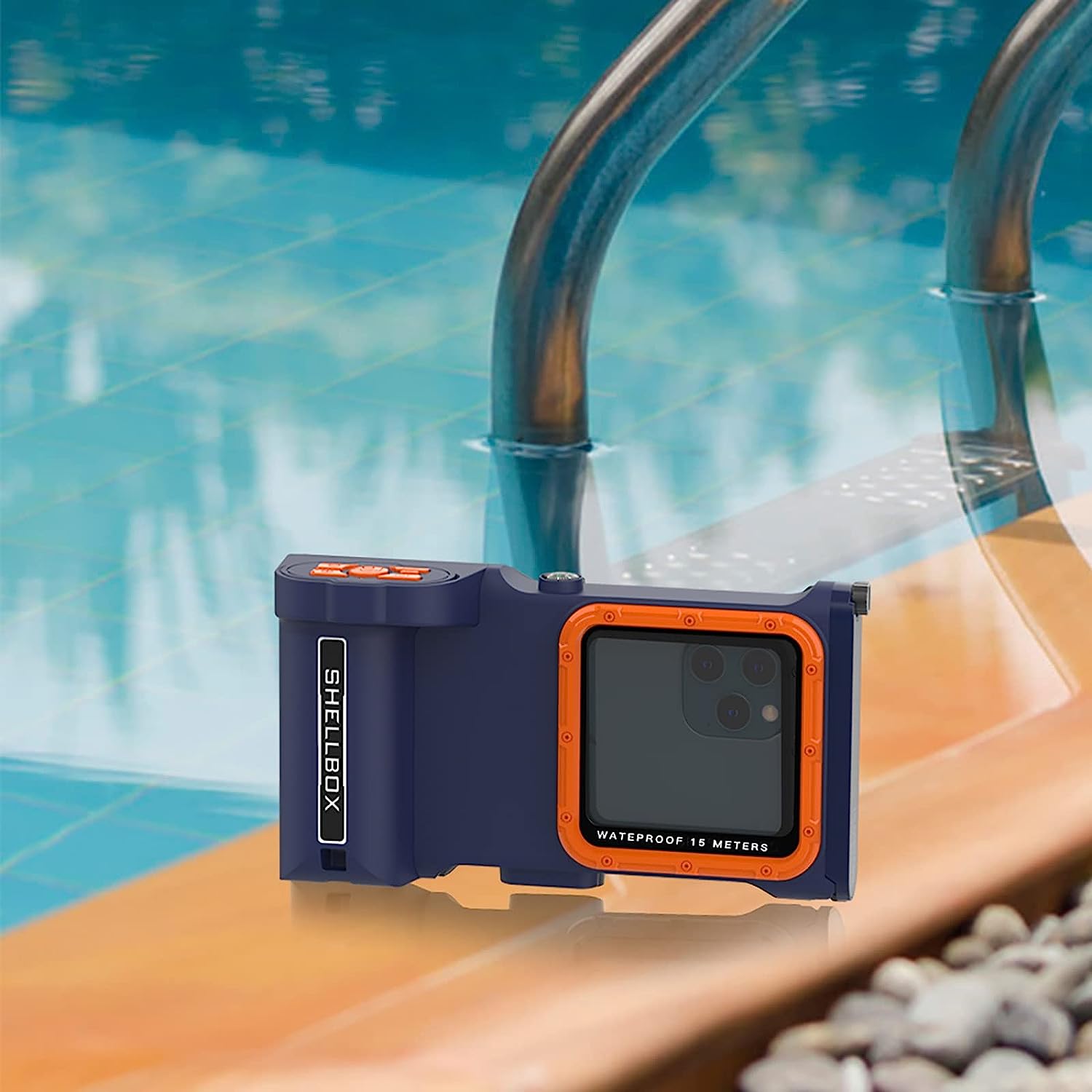 Underwater Snorkeling Diving Waterproof Phone Case for iPhone Samsung Galaxy LG Huawei Series Smartphone Below 6.7inch