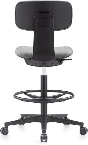 NAVO Pluto, High Office Chair, Ergonomic Drafting Chair (GREY BLACK)