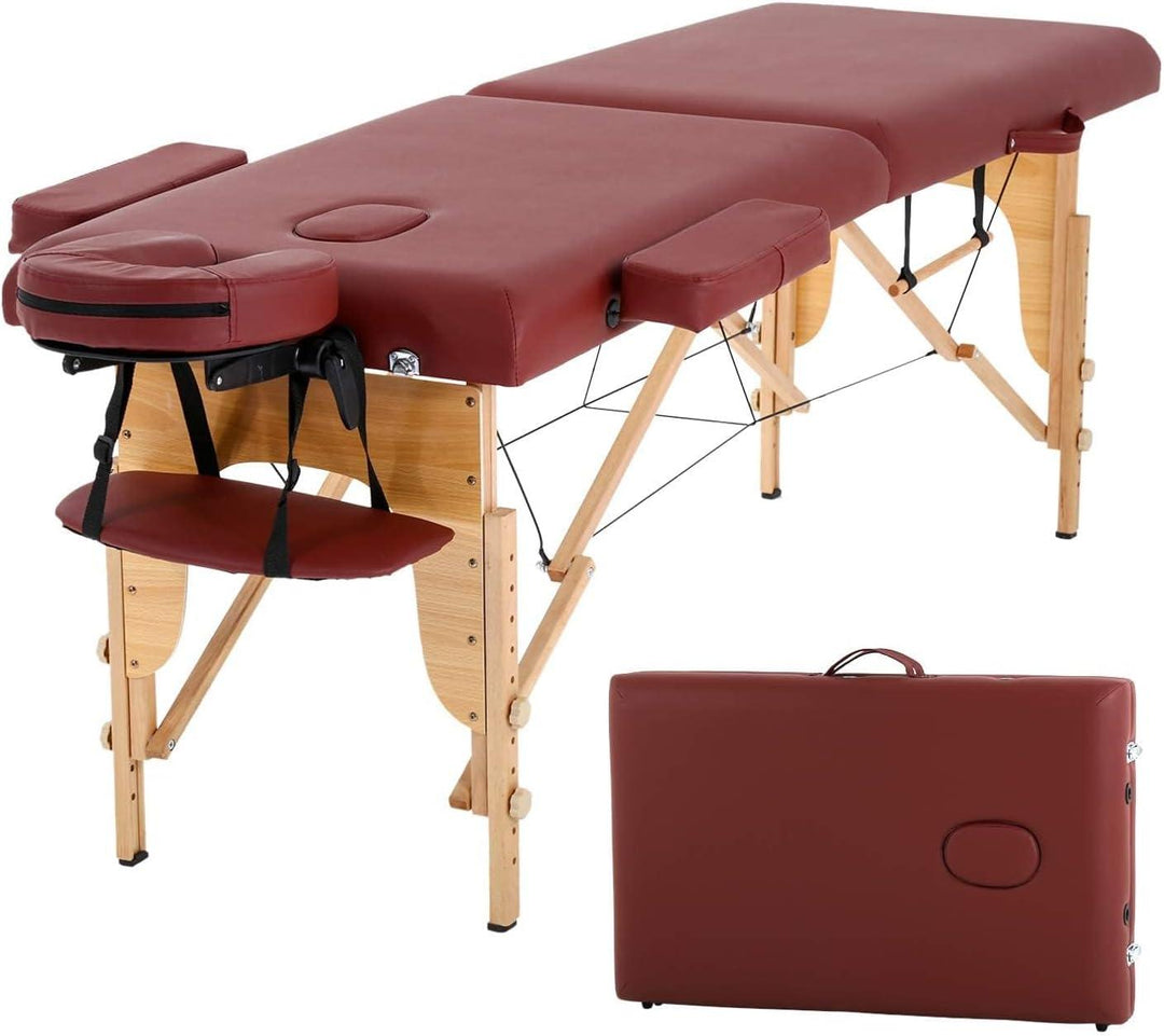 Portable Fitness Massage Table - Professional Adjustable Folding Bed for Ultimate Relaxation