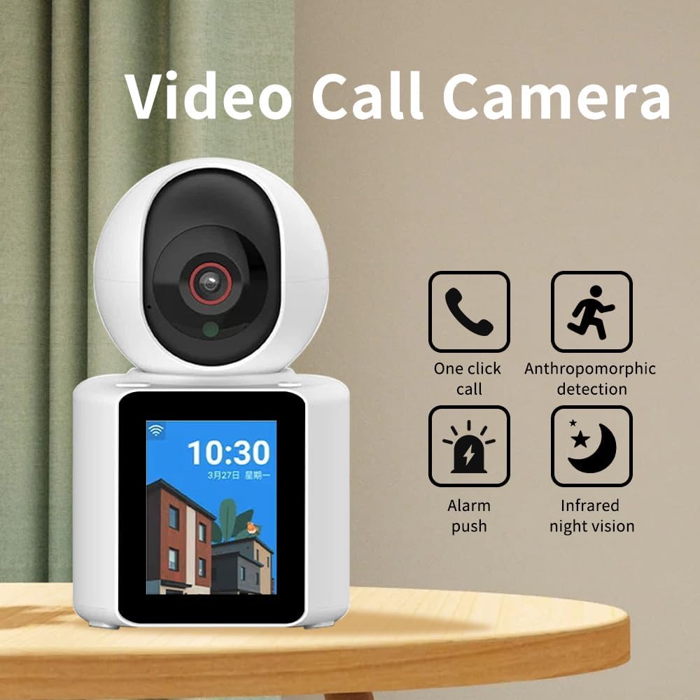 Indoor Security Camera, 1080P Full HD WIFI Video Calling Smart Camera