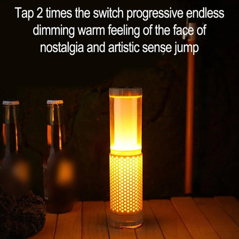 Olmecs Multifunctional Camping Light–Rechargeable Lantern with Warm and White LED