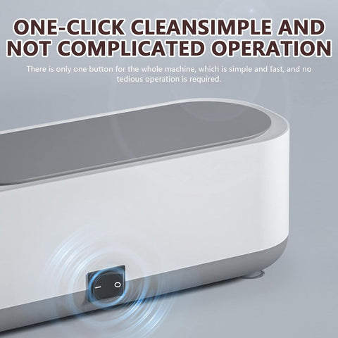 Ultrasonic Cleaner Machine Small Portable For Jewellery Watches Dentures - RF-717