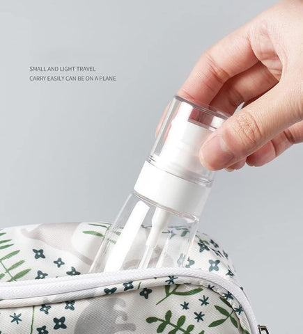 Willow 6pcs Small Spray Bottle, Travel Size Spray Bottles Refillable Fine Mist Hair Sprayer Cosmetic Liquid Container Plastic Spray Bottles for Perfume, Essential Oils, Toners (1oz/30ml / 60ml)