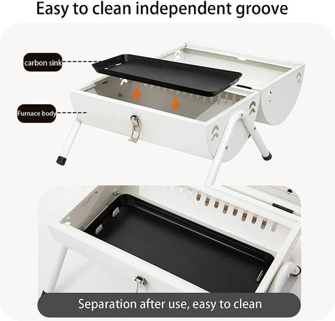 Portable Folding Charcoal BBQ Barbeque Grill