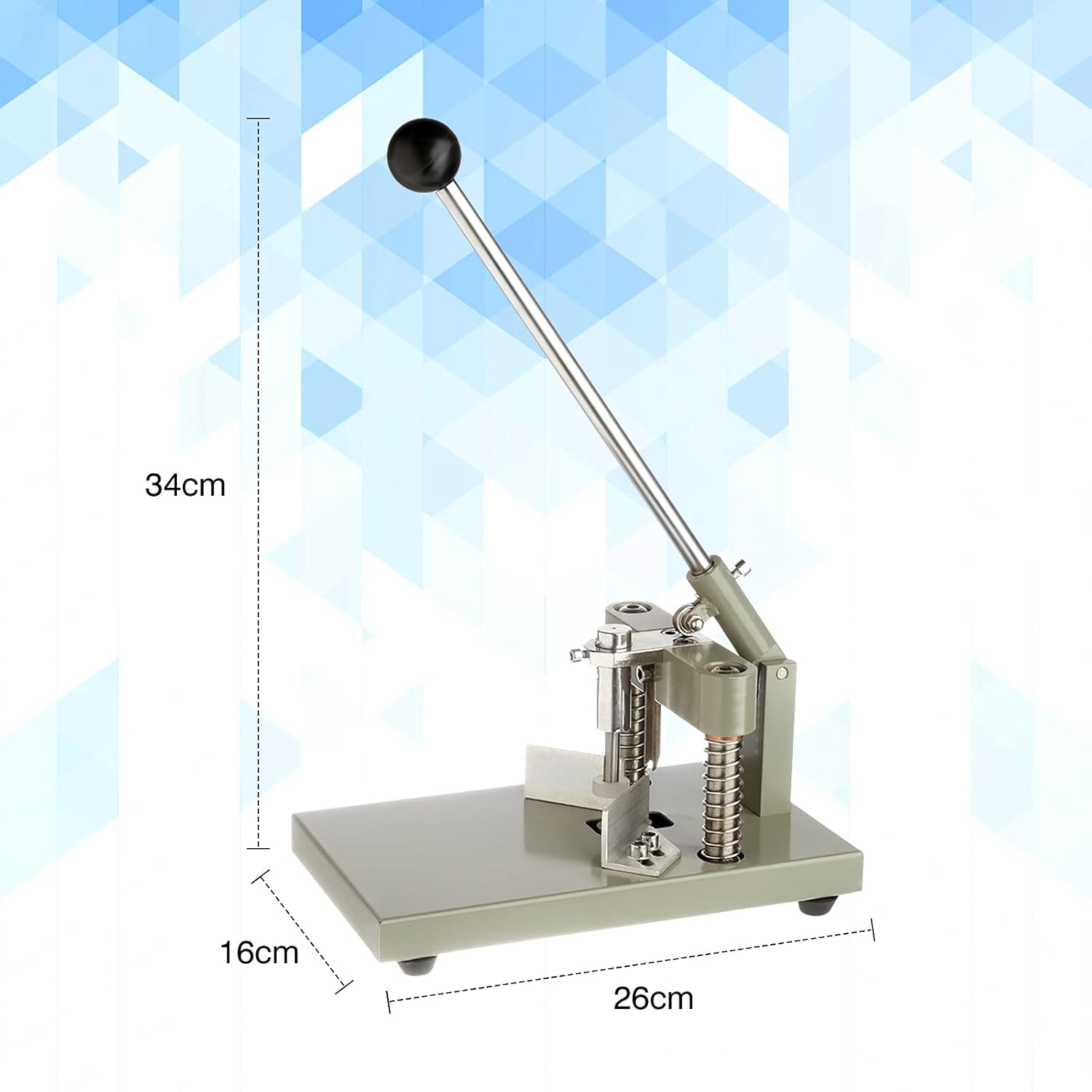 Olmecs Corner Round Cutting Machine, R6mm R10mm 1.2”/ 30mm Thickness Heavy Duty Paper Corner Cutter Punch
