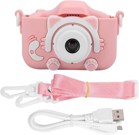 Digital Camera, with Double Camera, 12MP with 2.0in IPS screen, Mini Eye-Friendly Camera, for Children