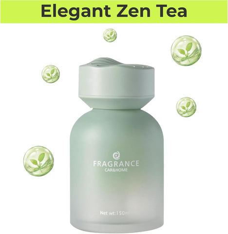 Elegant Zen Tea Luxury Car Aroma Air Freshener Diffuser, Long Lasting Fragrance for Car, Home & Office