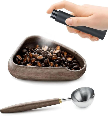 Coffee Beans Dosing Cup with Spoon and Spray Bottle Kit For Espresso
