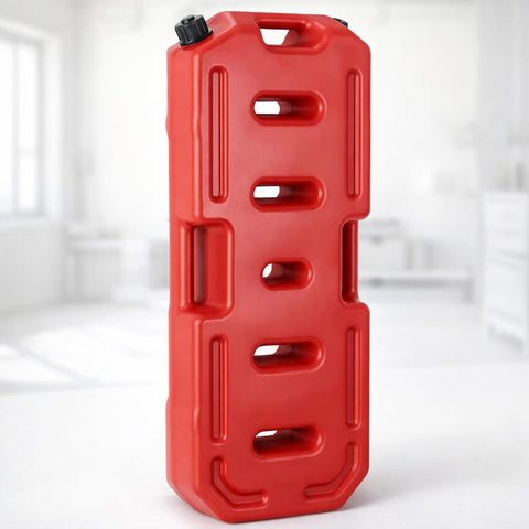Portable Gasoline Fuel Can , Gas Container with Secure Cap - 20L