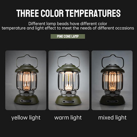 Toby's New Launched LED Camping Light Waterproof Retro Portable Emergency Light