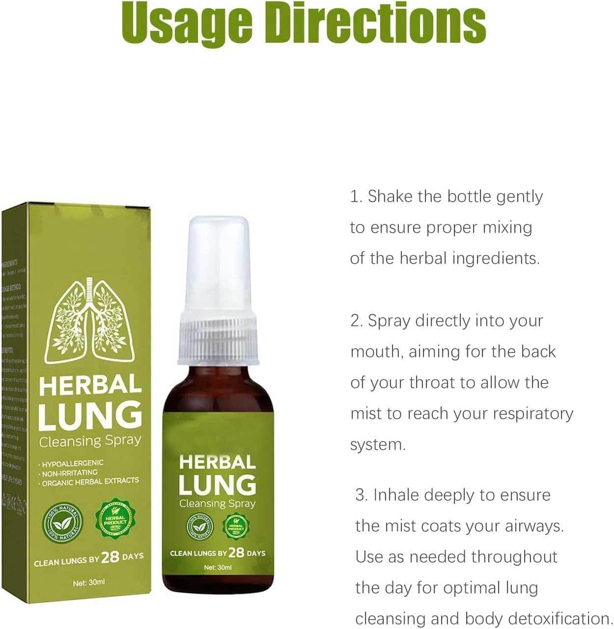 Breathdetox Herbal Lung Cleansing Spray
