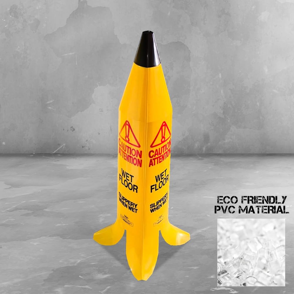 Olmecs Wet Floor Banana Cones -90CM | Banana-Shaped Wet Floor Cone (1)