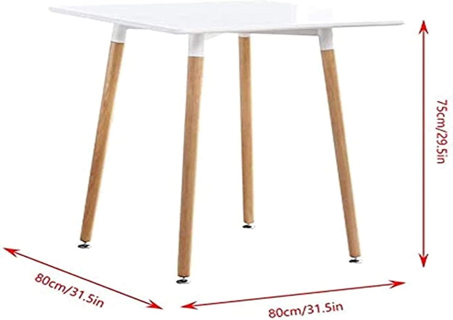 Olmecs Modern Wood Dining Table Wooden Tabletop Kitchen Table