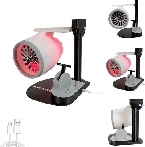Turbojet Desktop Fan with Humidifier, Creative Turbo Desktop Fan