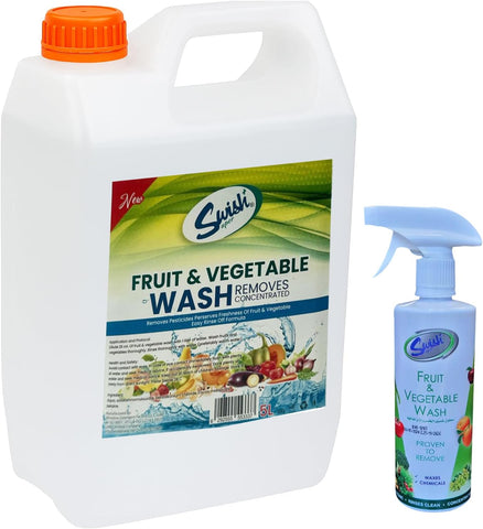 Swish Super Fruit & Vegetable Wash Rinses Clean (5 Liter)