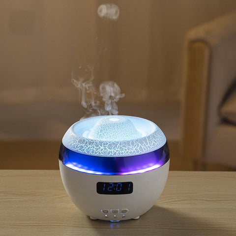 Flame Cool Mist Humidifier – Ultrasonic Essential Oil Diffuser with Color-Changing LED Lights