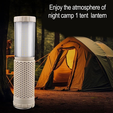 Olmecs Multifunctional Camping Light–Rechargeable Lantern with Warm and White LED