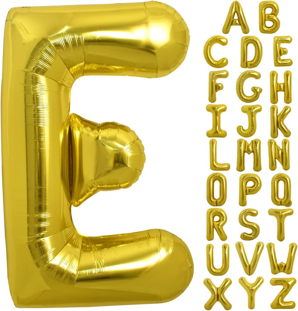 Willow 40 Inch Large Gold Letter for Birthday Party Anniversary Valentine's Day Supplies