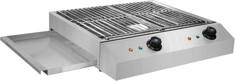 Olmecs Electric Grill Stainless Steel Smokeless BBQ Grill Countertop Barbecue Oven for Indoor & Outdoor