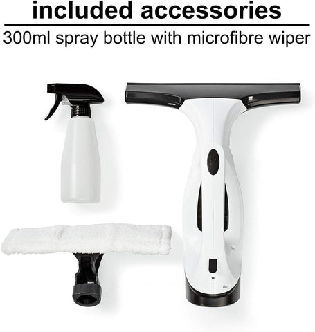Cordless Window Vacuum Cleaner with 150ml Water Tank