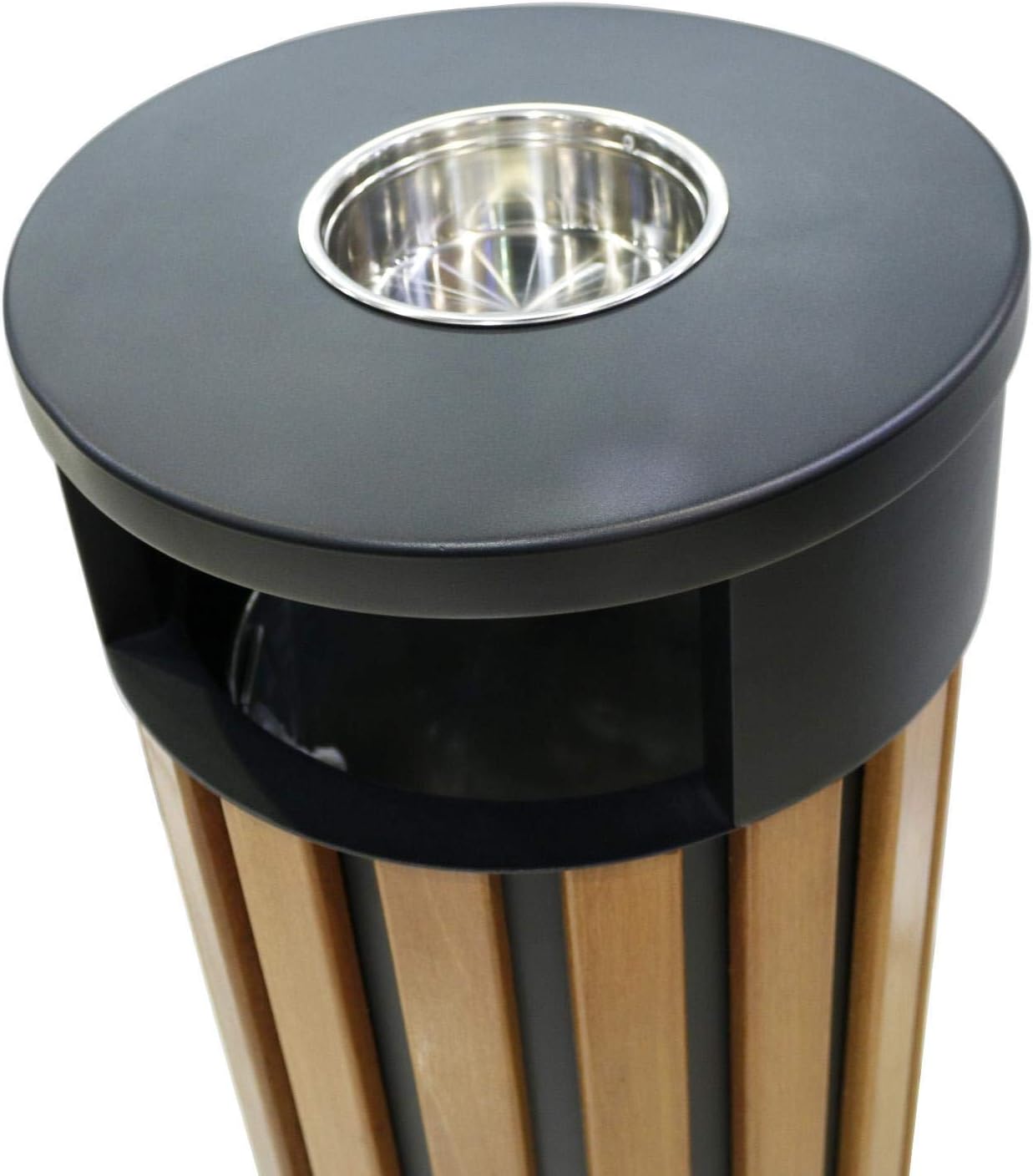 Olmecs Wooden Outdoor Ashtray Bin 40L