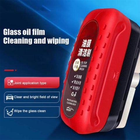 Automotive Oil Film Cleaning Brush, Anti-Rain Fog Cleaning Glass Brush