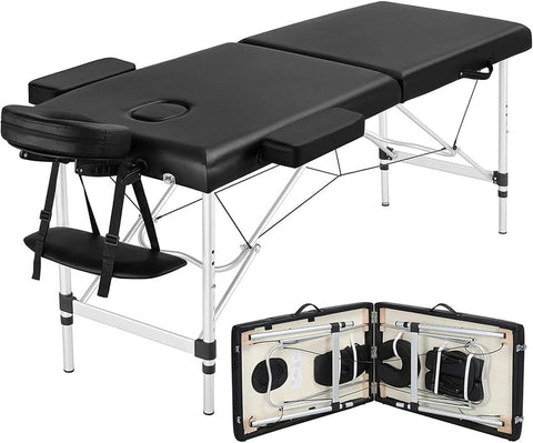 Portable Fitness Massage Table - Professional Adjustable Folding Bed for Ultimate Relaxation Time
