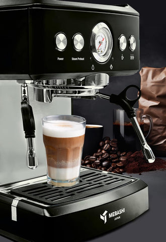 MEBASHI Commercial Coffee Machine, 2.1L Capacity, 20 Bar Pressure 1350W (ME-CCM2051)