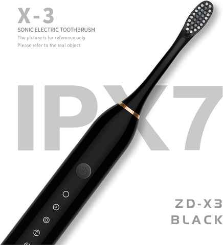 Necomi Sonic Electric Toothbrushes, USB Rechargeable Ultrasonic Tooth Brush with 4 Brush Heads
