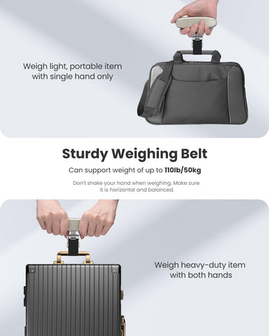 Concord Handheld Digital Luggage Weighing
