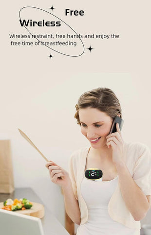 Portable Electric Breast Pump with 4 Mode & 12 Levels LED Display