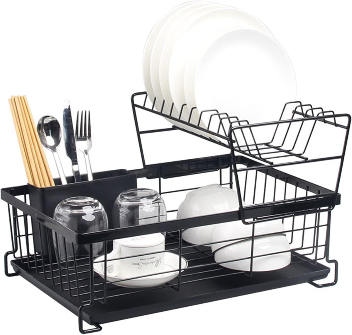 2 TIER DISH DRYING RACK